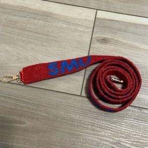 SMU beaded bag strap